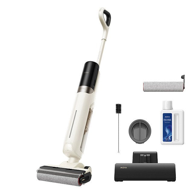 EAN 6977728941035 - MOVA K30 Aspiradora escoba 2 en 1 Batería Seca y húmeda Sin bolsa 300 W Negro, Blanco 2,6 Ah imagen 1