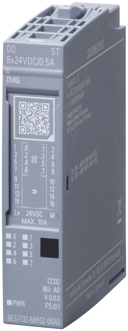 EAN 4047623408703 - Siemens 6ES7132-6BF01-0BA0 adaptador e inversor de corriente Interior Multicolor imagen 1