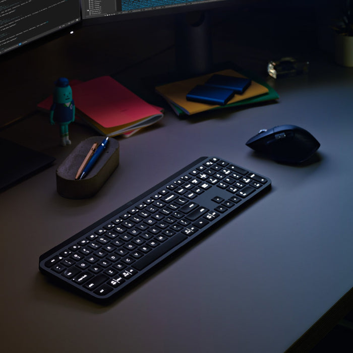 EAN 5099206086913 - Logitech MX Keys Plus teclado Universal RF Wireless + Bluetooth QWERTY Inglés Grafito imagen 4