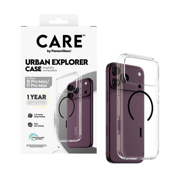 EAN 5715685043963 - PanzerGlass CARE™ by ® Urban Explorer Case Transparent w. Black MagSafe iPhone 2026 Pro Max | 17 Pro Max  imagen 5