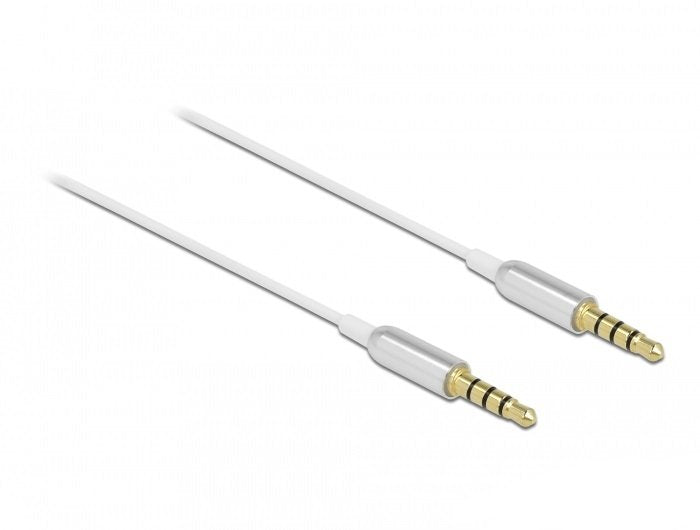 EAN 4043619660735 - DeLOCK 66073 cable de audio 3,5mm Plata, Blanco imagen 1