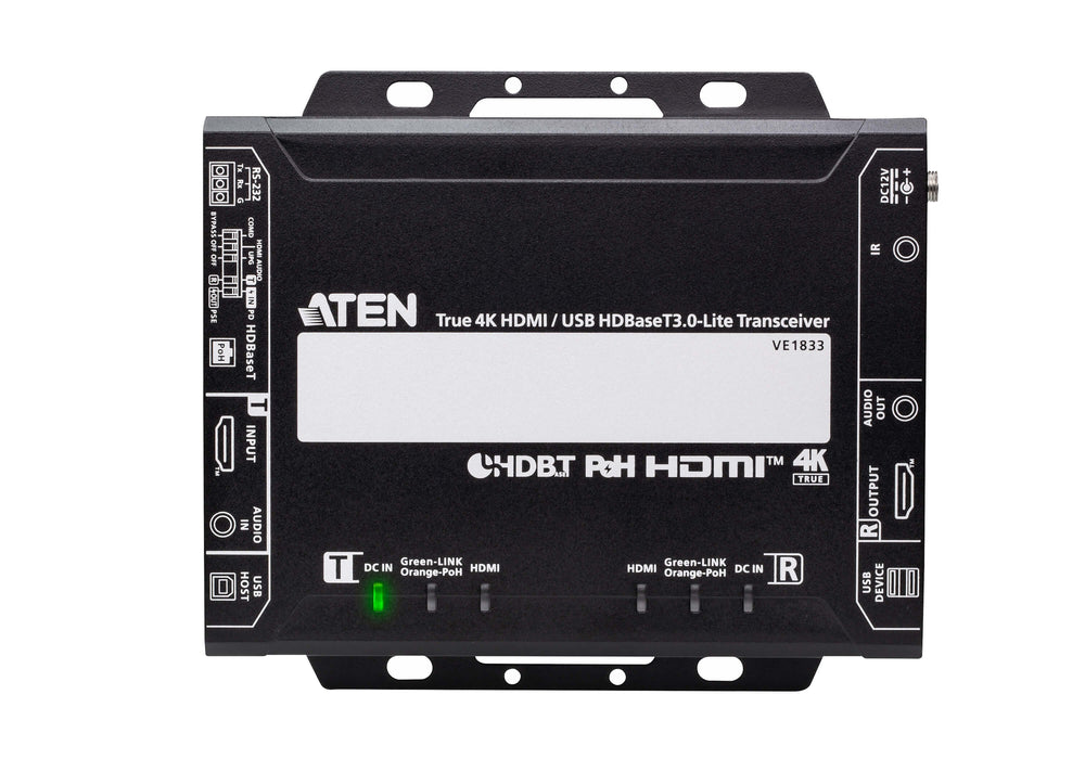 EAN 4710469349829 - ATEN VE1833 Transmisor y receptor de señales AV Negro imagen 1