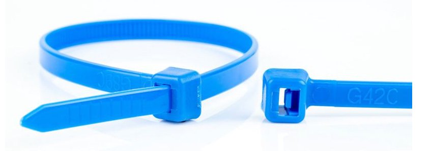 EAN 8717278572536 - WKK 110226671 presilla Brida reutilizable Plástico, Poliamida Azul 100 pieza(s) imagen 1