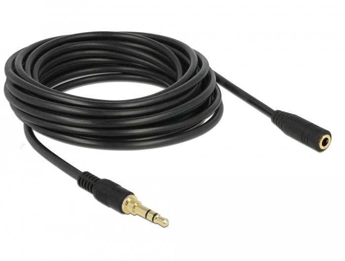 EAN 4043619855902 - DeLOCK 85590 cable de audio 5 m 3,5mm Negro imagen 2