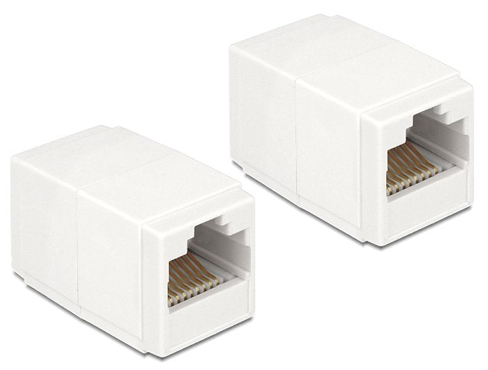 EAN 4043619862498 - DeLOCK 86249 cambiador de género para cable RJ45 Blanco imagen 1