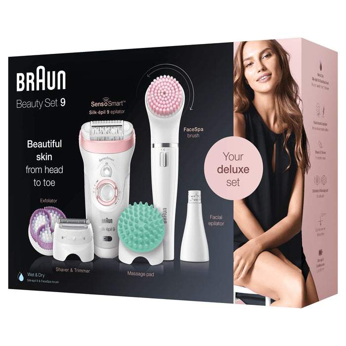 EAN 4210201222996 - Braun Silk-épil 9 81683682 depiladora 40 pinzas Blanco, Rosa imagen 5