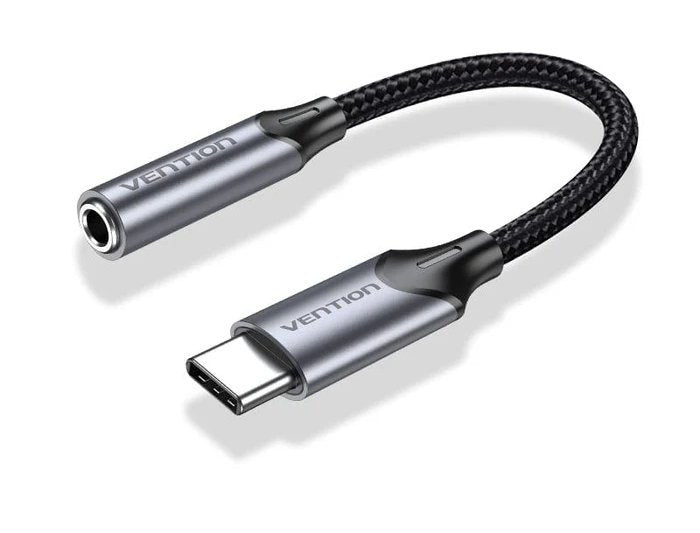 EAN 6922794751125 - Vention BGMHF cable de audio 1 m 3,5mm USB Tipo C Negro, Gris imagen 1