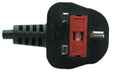 EAN 0766623322843 - Manhattan 322843 cable de transmisión Negro 1,8 m Enchufe tipo G C7 acoplador imagen 5