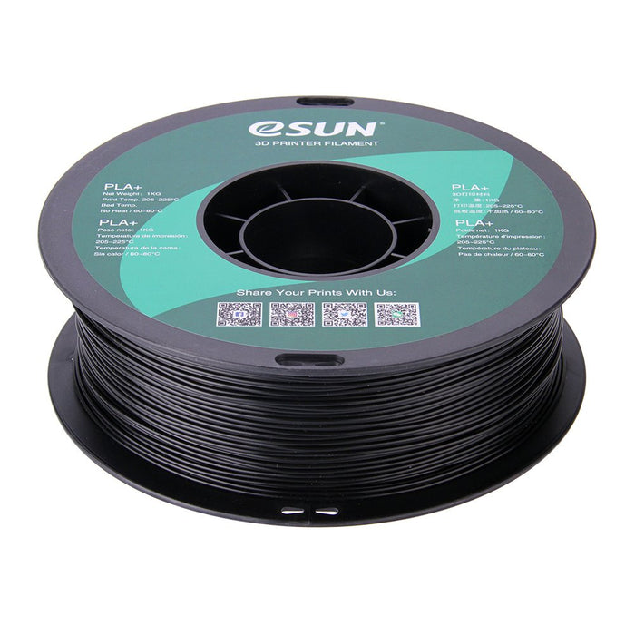 EAN 6922572219021 - eSUN PLA+175B1 material de impresión 3d Ácido poliláctico plus (PLA+) Negro 1 kg imagen 6