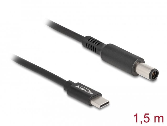 EAN 4043619879755 - DeLOCK 87975 cable de transmisión Negro 1,5 m USB C 7.4 x 5.0 mm imagen 2