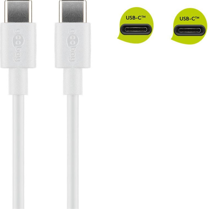 EAN 4040849512445 - Goobay 51244 cable USB USB 2.0 2 m USB C Blanco imagen 3