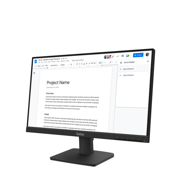 EAN 198158439435 - Lenovo ThinkVision S22-4e pantalla para PC 54,6 cm (21.5") 1920 x 1080 Pixeles Full HD LED Negro imagen 2