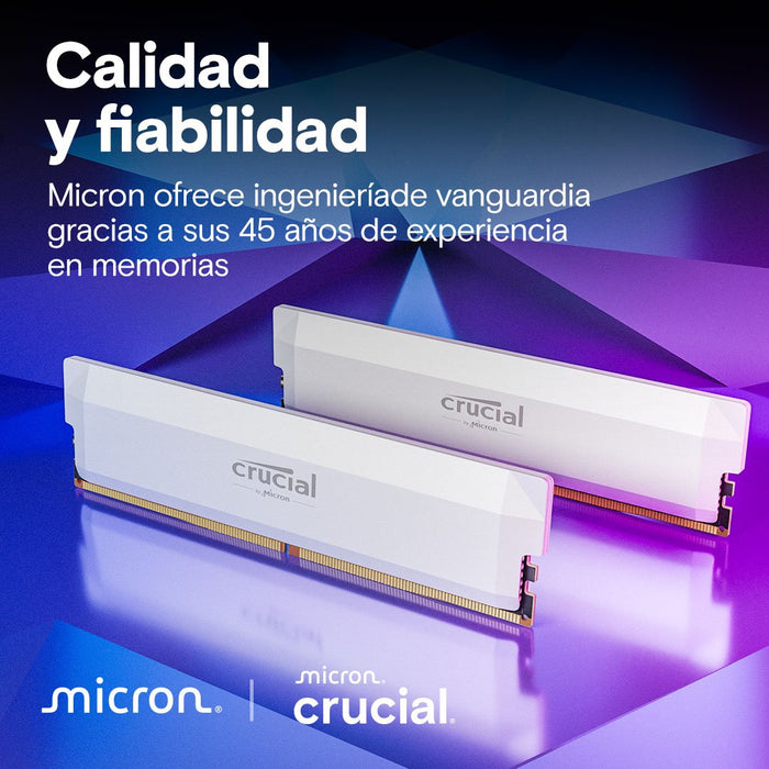 EAN 0649528945778 - Crucial Pro CP2K32G64C40U5W módulo de memoria 64 GB 2 x 32 GB DDR5 288-pin DIMM imagen 6