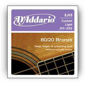 EAN 19954961138 - D'Addario EJ13 cuerda para instrumento musical Acústico 6 pieza(s) Acero Guitarra imagen 1