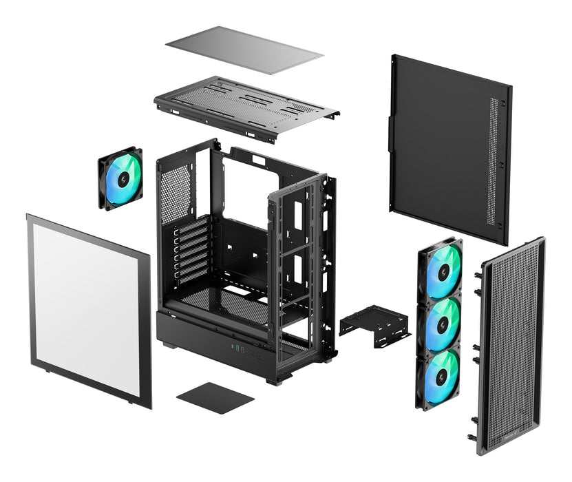 EAN 6933412765837 - DeepCool CC550 4F Midi Tower Negro imagen 11