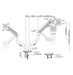 EAN 8716309126106 - Gembird MA-DA2-02 soporte para monitor 81,3 cm (32") Escritorio Negro imagen 3