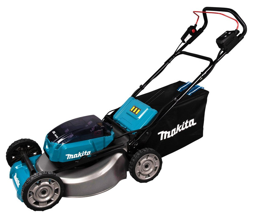 EAN 88381894432 - Makita DLM530Z cortadora de césped Cortacésped de empuje a gasolina Batería Negro, Azul imagen 1