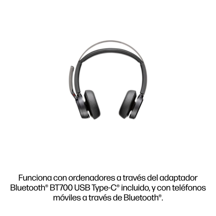EAN 0198415336521 - HP Poly Voyager Focus Auriculares Inalámbrico y alámbrico De mano Car/Home office Bluetooth Base de carga imagen 4