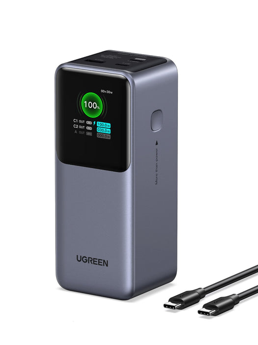 EAN 6941876242924 - Ugreen 20000mAh 130W Fast Charging Powerbank Litio Gris imagen 12