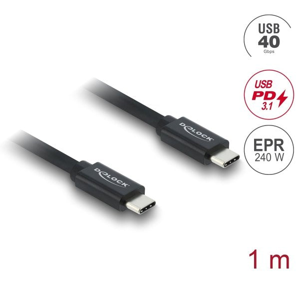 EAN 4043619817061 - DeLOCK 81706 cable USB USB4 Gen 3x2 1 m USB C Negro imagen 2