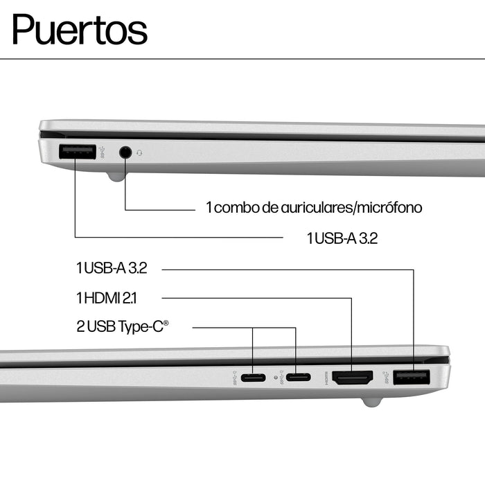 EAN 0198701239536 - HP Pavilion 16-af0029ns Intel Core Ultra 7 155U Portátil 40,6 cm (16") 2K 16 GB LPDDR5x-SDRAM 1 TB SSD Wi imagen 4