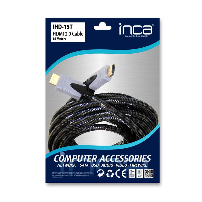 EAN 8681949012693 - Inca IHD-15T cable HDMI 15 m HDMI tipo A (Estándar) Gris imagen 7
