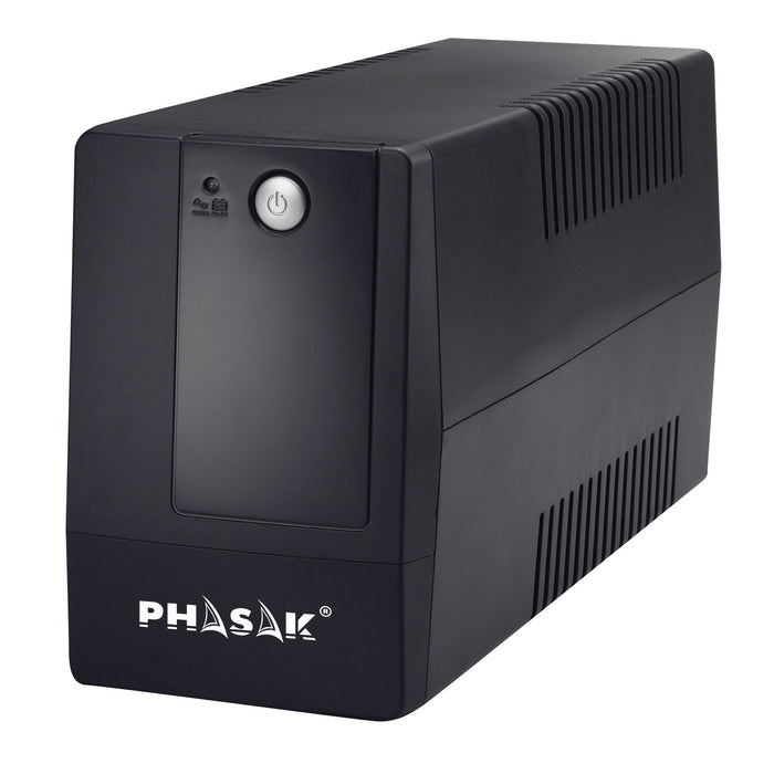 EAN 5605922010448 - Phasak Basic sistema de alimentación ininterrumpida (UPS) Línea interactiva 0,6 kVA 360 W 2 salidas AC imagen 6