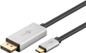 EAN 4040849601774 - Goobay 60177 adaptador de cable de vídeo 3 m USB Tipo C DisplayPort Negro, Plata imagen 2