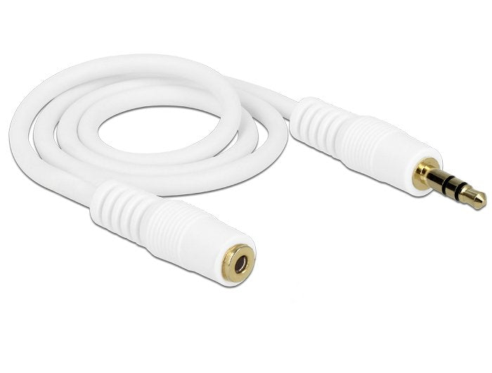 EAN 4043619837632 - DeLOCK 3.5mm M-F, 0.5m cable de audio 0,5 m 3,5mm Blanco imagen 2