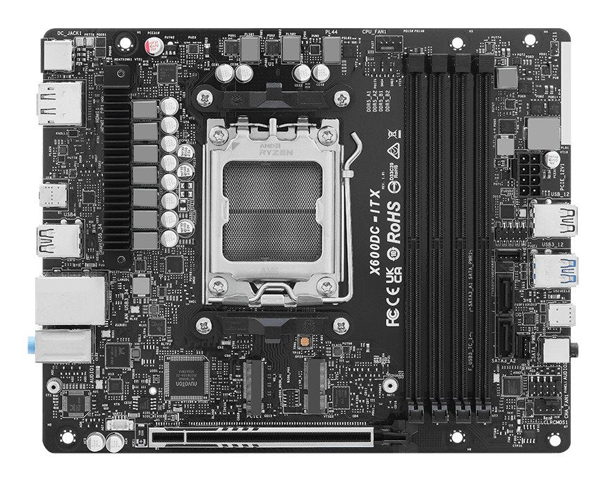 EAN 4711581494985 - Asrock DeskSlim X600 Negro AMD X600 Zócalo AM5 imagen 5