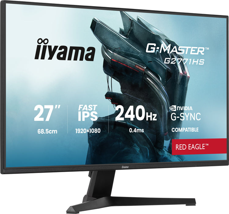 EAN 4948570126491 - iiyama G-MASTER G2771HS-B1 pantalla para PC 68,6 cm (27") 1920 x 1080 Pixeles Full HD Negro imagen 3