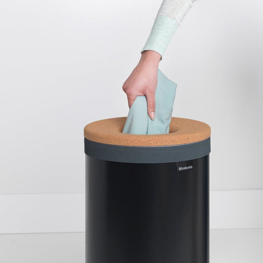 EAN 8710755120008 - Brabantia 120008 cesto para ropa 35 L Alrededor Negro imagen 2