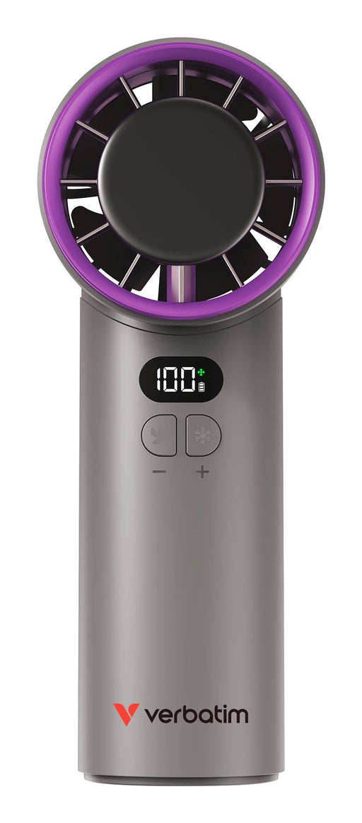 EAN 23942323426 - Verbatim Cool 'n' Go Ice Touch Gris, Púrpura Ventilador de mano imagen 2