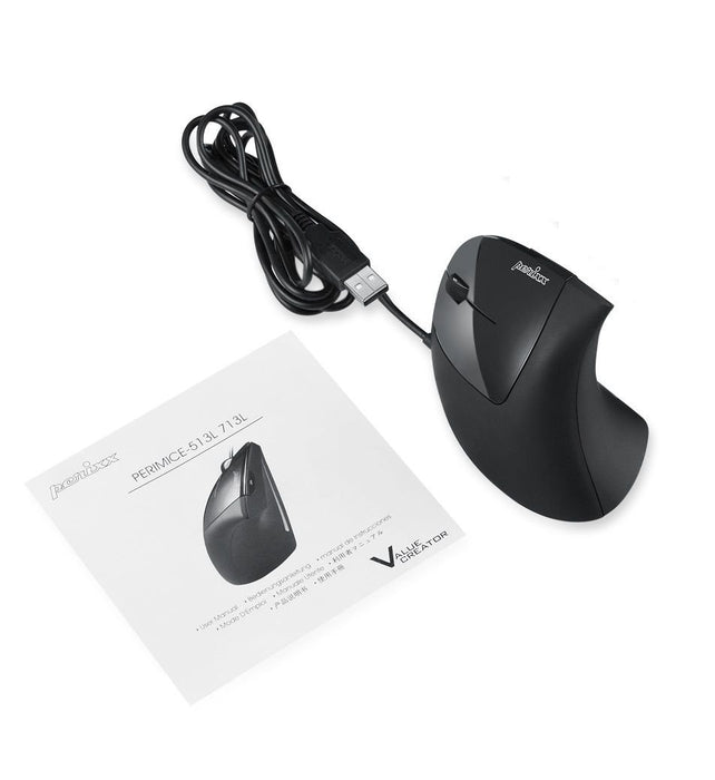 EAN 4049571001623 - Perixx PERIMICE-513 L ratón Oficina Izquierda USB tipo A Óptico 1600 DPI imagen 7