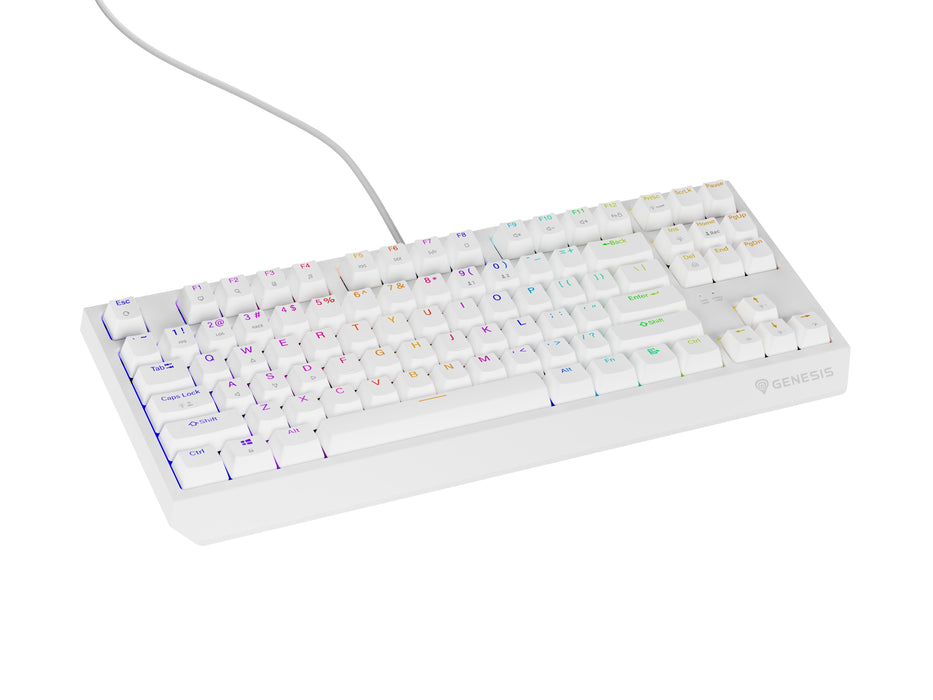 EAN 5901969443301 - GENESIS Thor 230 TKL teclado Juego USB + RF Wireless + Bluetooth QWERTY Blanco imagen 4