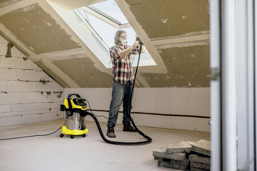EAN 4054278661810 - Kärcher WD 6 P S V-30/6/22/T Negro, Acero inoxidable, Amarillo 30 L 1300 W imagen 2