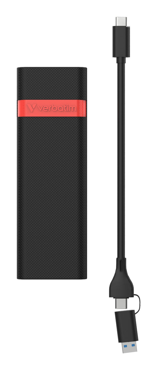 EAN 23942322610 - Verbatim 32261 caja para disco duro externo Caja externa para unidad de estado sólido (SSD) Negro, Rojo M.2 imagen 2