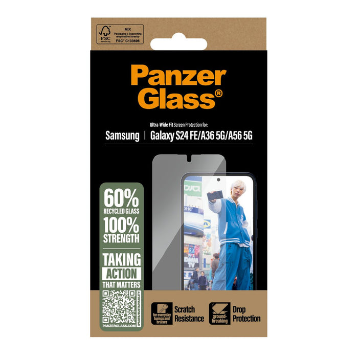 EAN 5715685023064 - PanzerGlass ® Screen Protector Samsung Galaxy S24 FE | A36 5G | A56 5G | Ultra-Wide Fit Protector de pant imagen 3