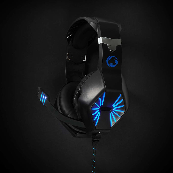 EAN 5412810411122 - Nedis GHST250BK auricular y casco Auriculares Alámbrico Diadema Juego USB tipo A Negro imagen 9