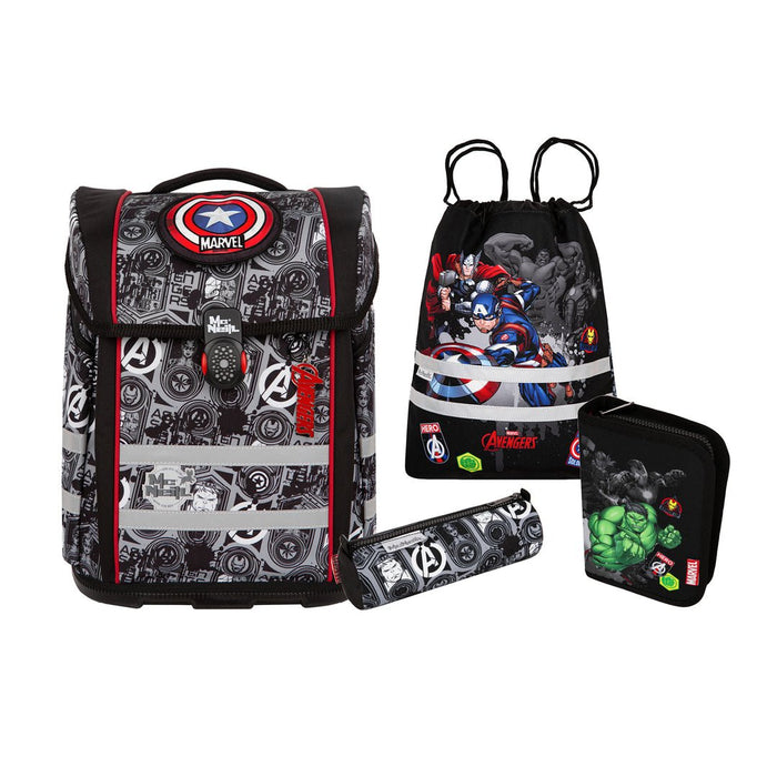 EAN 4017245965908 - McNeill Avengers juego de mochila escolar Niño Negro, Blanco, Rojo imagen 2