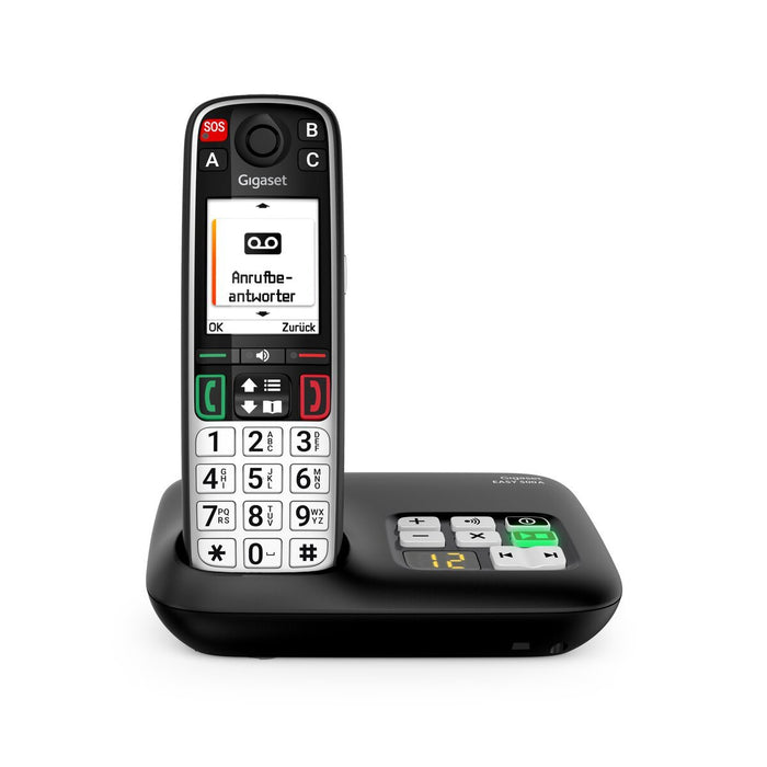 EAN 4255781906775 - Gigaset EASY 500A Teléfono DECT/analógico Identificador de llamadas Negro, Plata imagen 2
