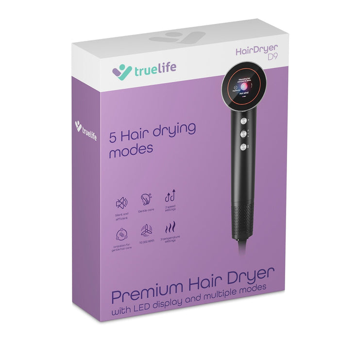 EAN 8595724900382 - TrueLife HairDryer D9 secador 1600 W Negro imagen 2