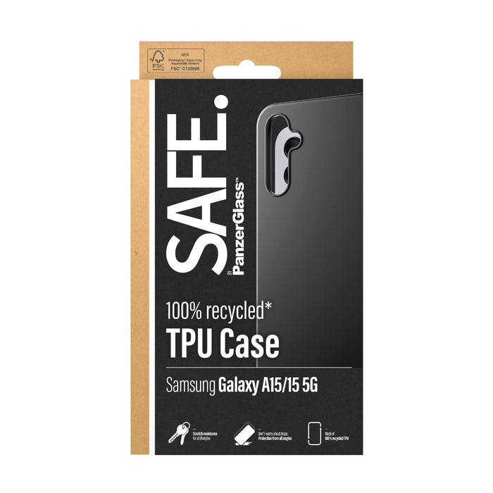 EAN 5711724956843 - PanzerGlass SAFE. by ® TPU Case Samsung Galaxy A15 | A15 5G | Black funda para teléfono móvil Negro imagen 3
