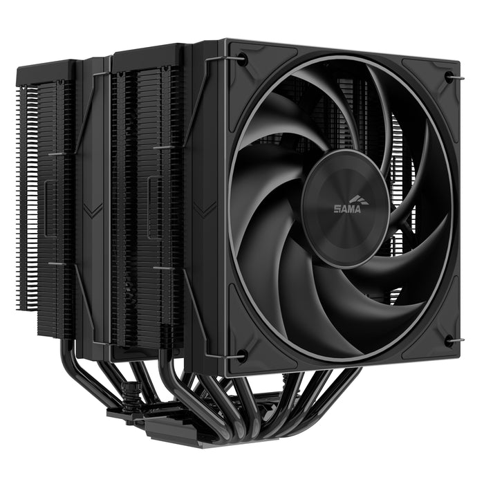EAN 6930788486366 - SAMA Gears A60B Procesador Refrigerador de aire 12 cm Negro 1 pieza(s) imagen 2