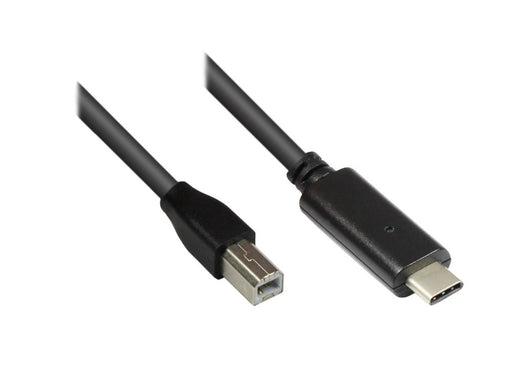EAN 4014619721597 - Alcasa 2510-CB010 cable USB USB 2.0 1 m USB B USB C Negro imagen 1