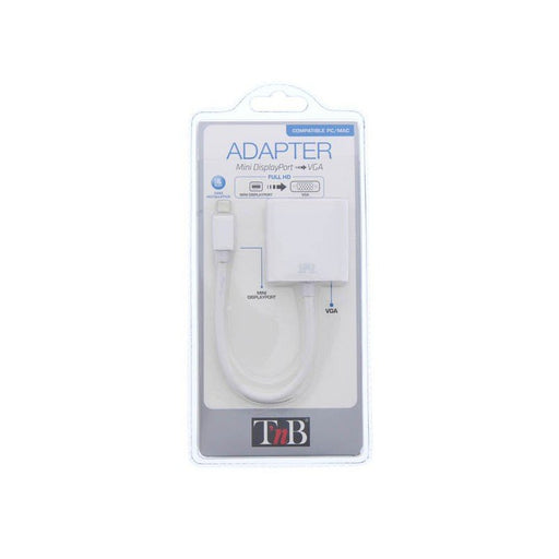 EAN 3303170072165 - T'nB MIDPVGA adaptador de cable de vídeo VGA (D-Sub) Mini DisplayPort Blanco imagen 2