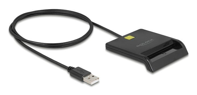 EAN 4043619917242 - DeLOCK 91724 lector de tarjeta inteligente Interior USB USB tipo A Negro imagen 1