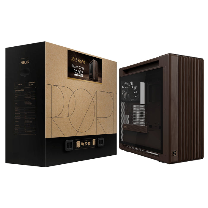 EAN 4711636014328 - ASUS ProArt PA602 Wood Edition Retro Brown - Tempered Glass Panel Midi Tower Marrón imagen 19