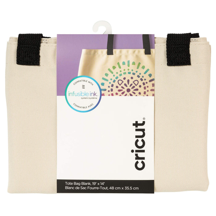 EAN 0093573723070 - Cricut Infusible Ink Tote Bag Beige, Negro Bolso grande imagen 1