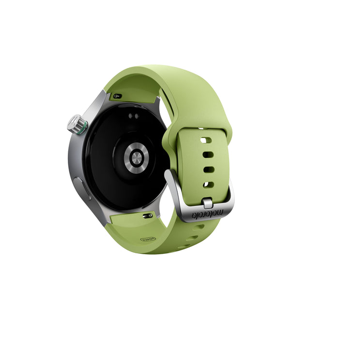 EAN 840493615165 - Motorola Moto Watch 3,63 cm (1.43") OLED 47 mm Digital Pantalla táctil Plata GPS (satélite) imagen 4